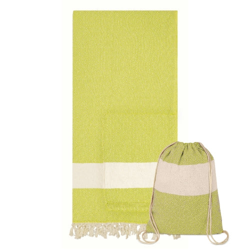 Pareo Handtuch Rucksack Pistazie