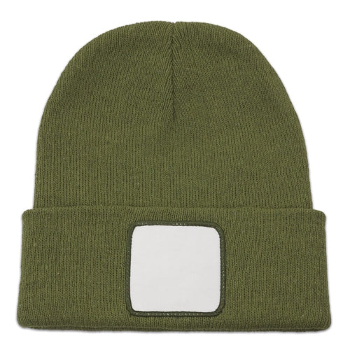 Casquette militaire en laine verte