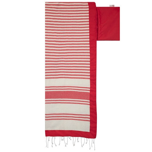 Rote Pareo-Handtuchtasche Hängemattenbezug