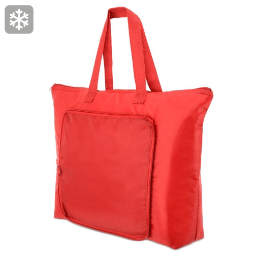 Rote faltbare Kühltasche