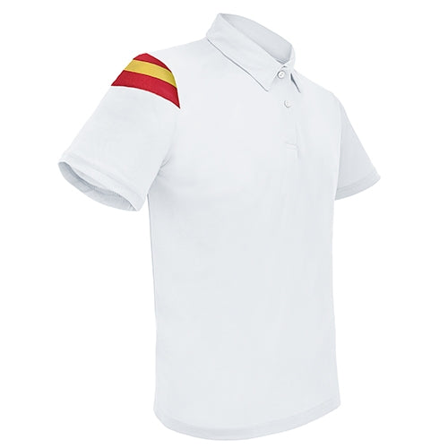 Poloshirt mit weißer Flagge – Größe L