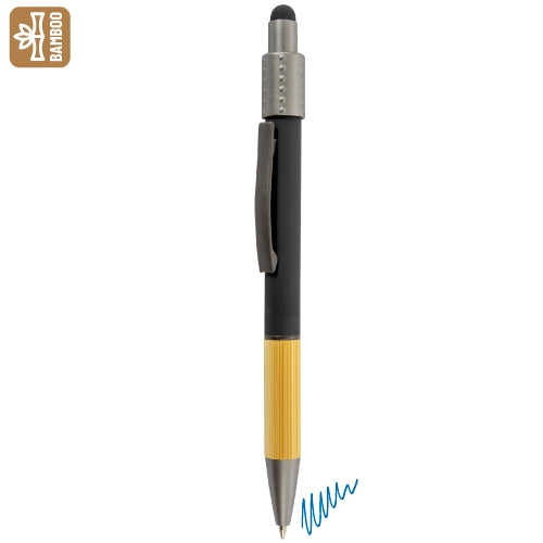 Stylo anti-stress rotatif avec touche noire