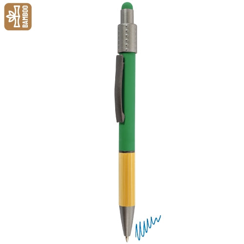 Stylo anti-stress rotatif avec touche verte