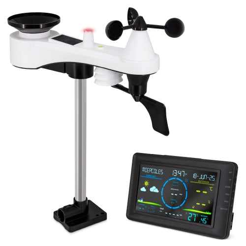 "EOLO" WIRELESS WIFI WETTERSTATION MIT WINDGESCHWINDIGKEIT UND REGENMESSER