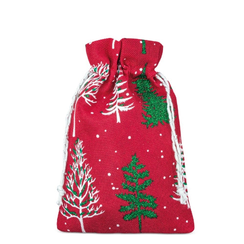 Sac cadeau de Noël 10 x 14,5 cm « Snowy »