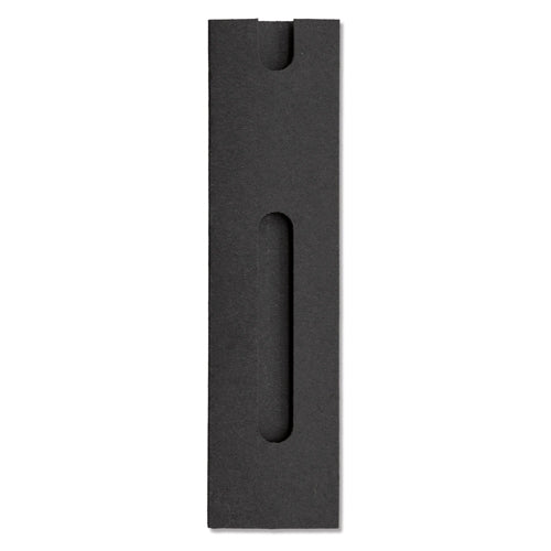 Étui en carton noir