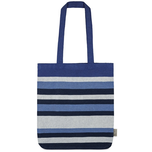 "TRINITY" GESTREIFTE TASCHE AUS RECYCELTER BAUMWOLLE