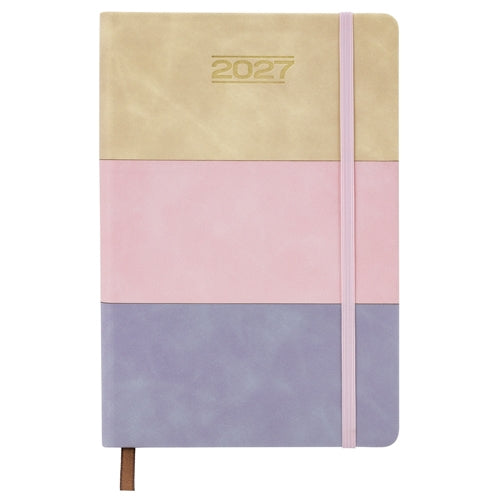 Agenda 2027 Día Página Pastel Lila