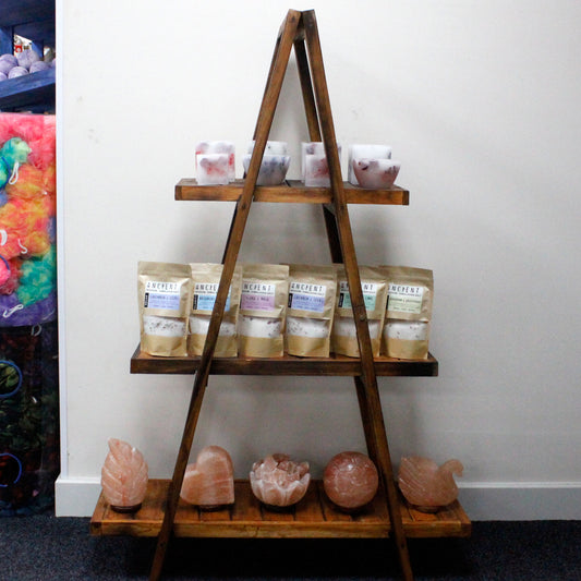 Présentoir pliable en forme de « A » - Marron