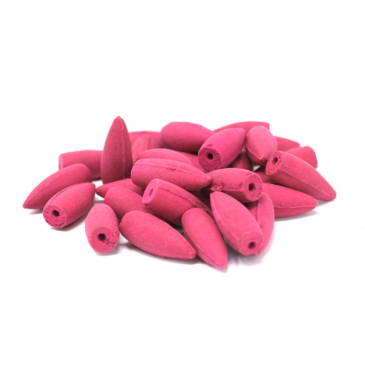 Schachtel mit Backflow-Räucherkegeln 500 g – Jasmin (ca. 225 Stück)