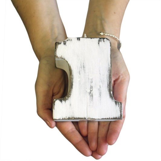 Geburtstagszahl aus Holz - 3