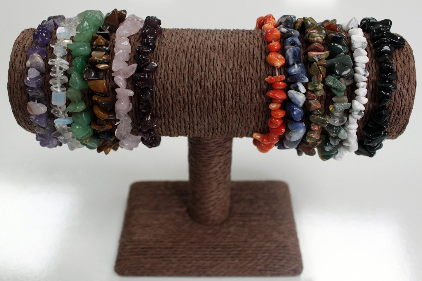 Edelsteinfragment Armband - Weißer Jaspis