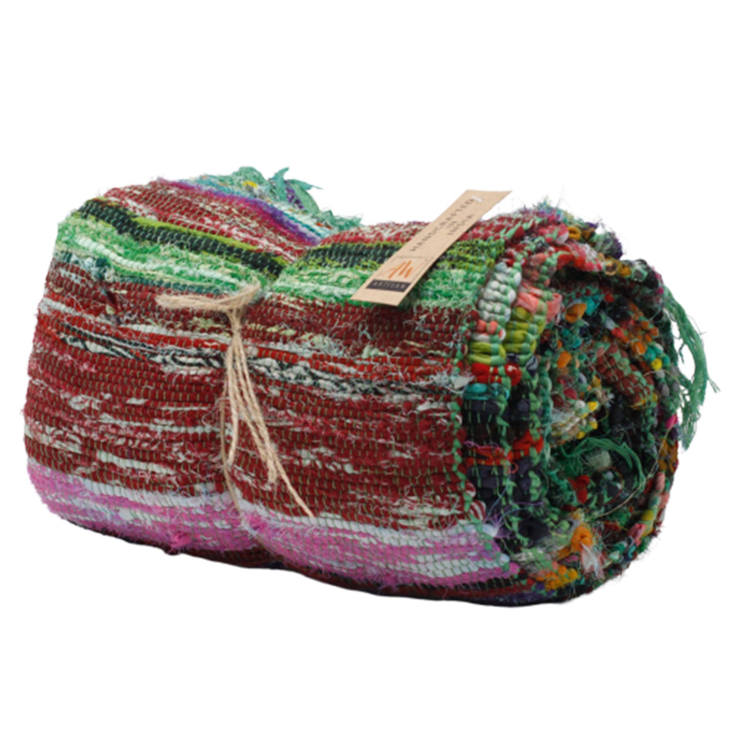 Tapis de luxe en chiffon 151 x 90 cm - Vert