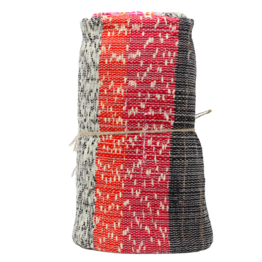 Tapis en chiffon ultra-luxueux 156 x 90 cm - Naturel