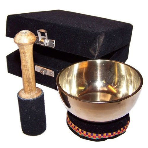 Coffret cadeau bol en laiton - 9 cm