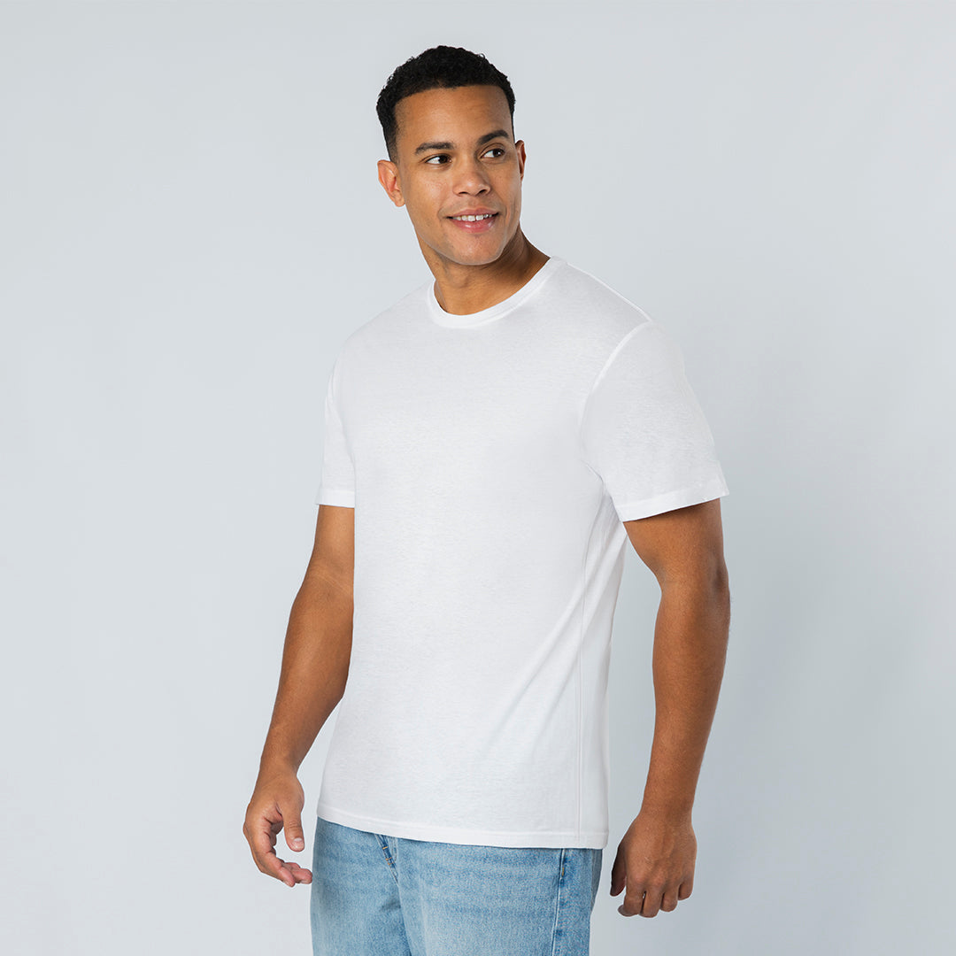 T-Shirt, Erwachsene, Weiß (100er-Pack)