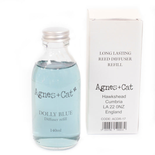 150 ml Nachfüllpackung für Rattanstäbchen-Diffusor – Dolly Blue