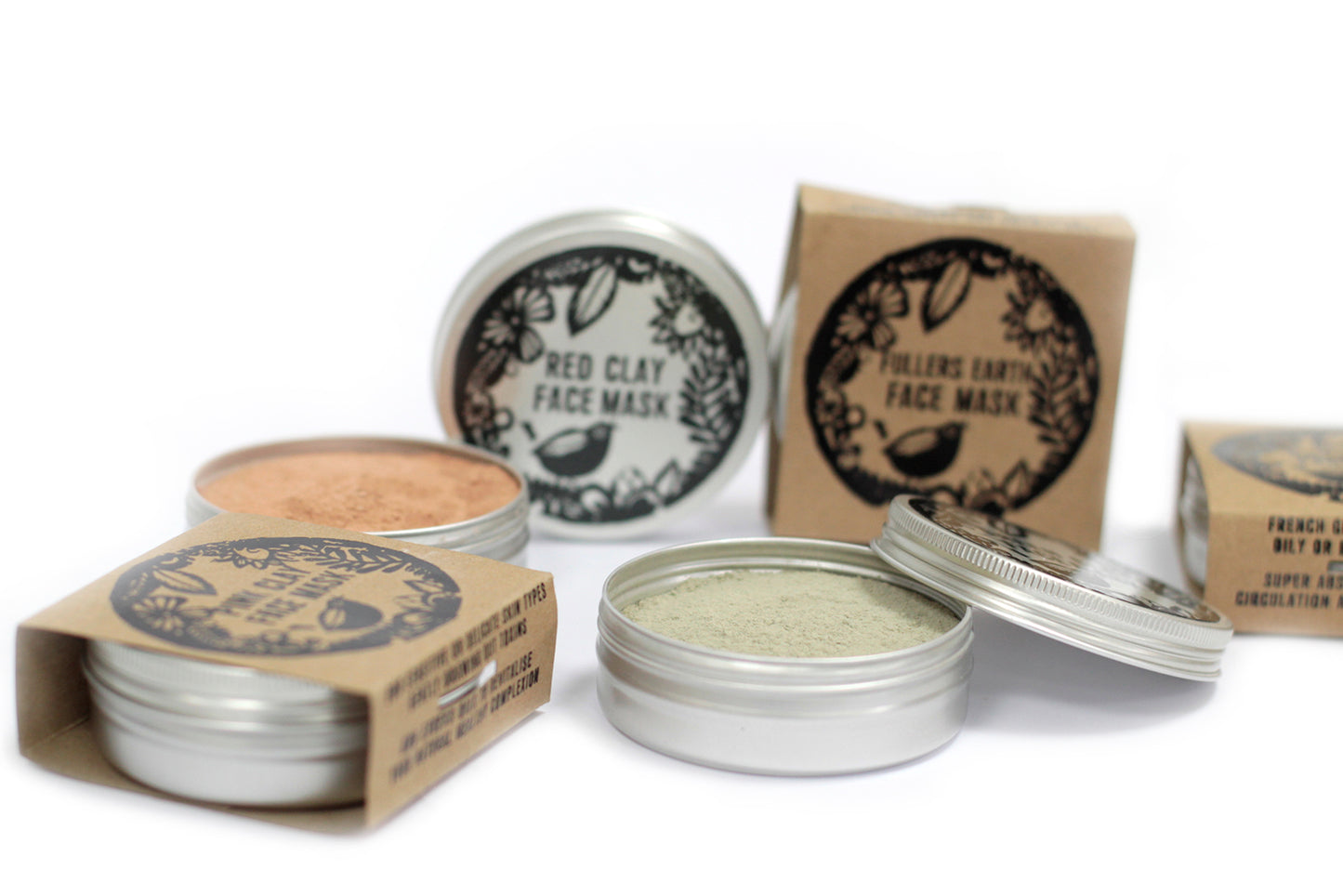 Masque visage à l'argile rouge 80g