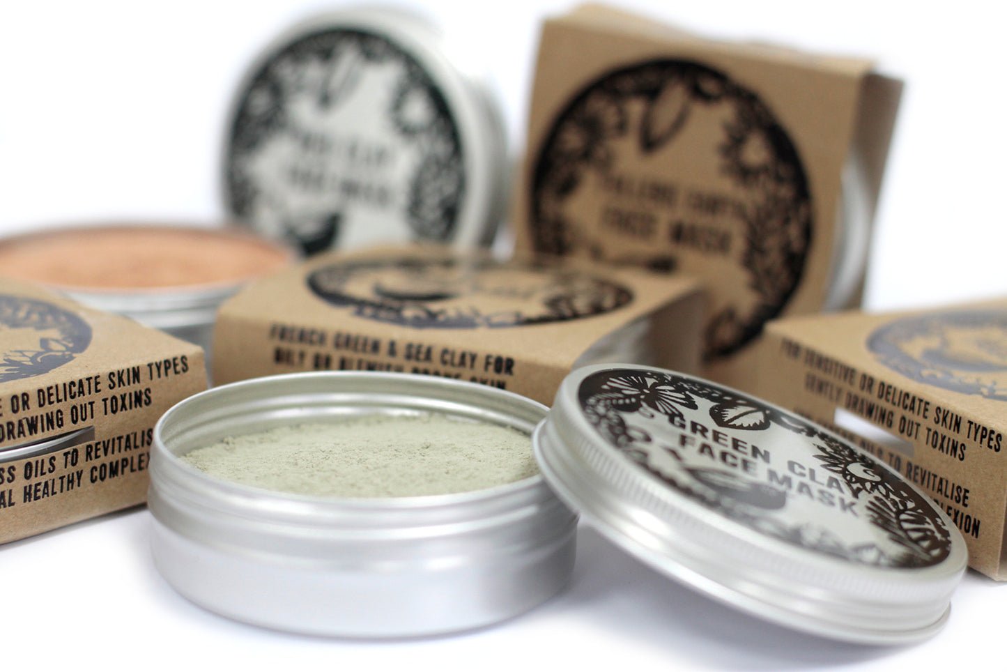 Grüne Tonerde-Gesichtsmaske 80g