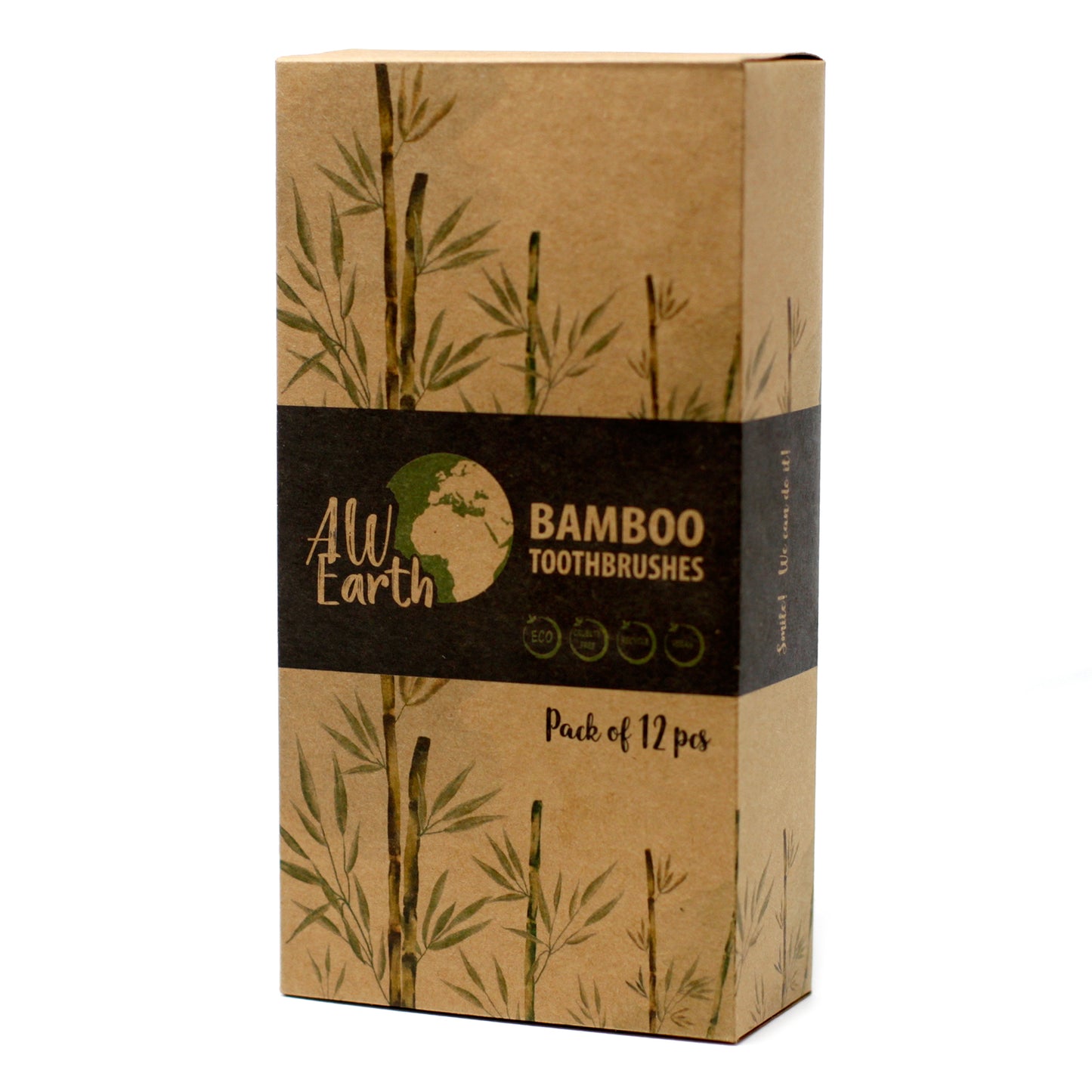 Bambuszahnbürste - Holzkohle