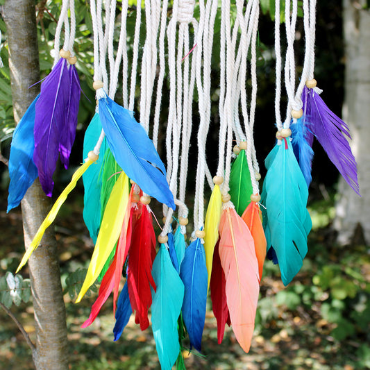 Bali Traumfänger - Große Multi-Pyramide