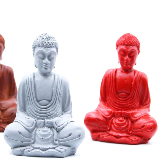 6 x Mini Buddha Mate (verschiedene Farben)
