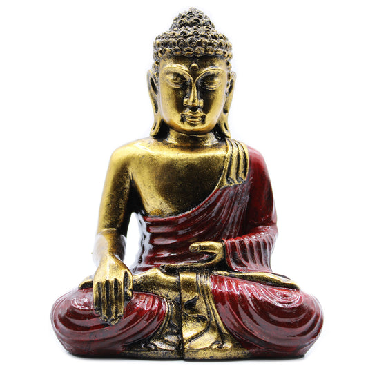 Roter und goldener Buddha - Lrg