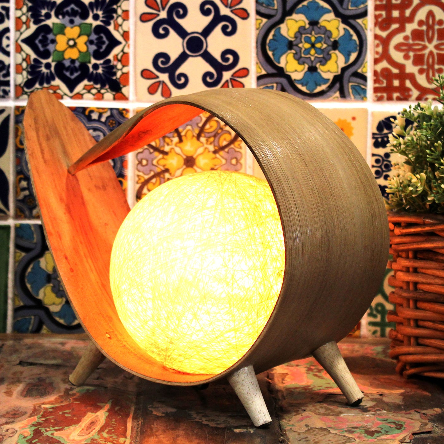 Natürliche Kokosnusslampe - Natural Loop