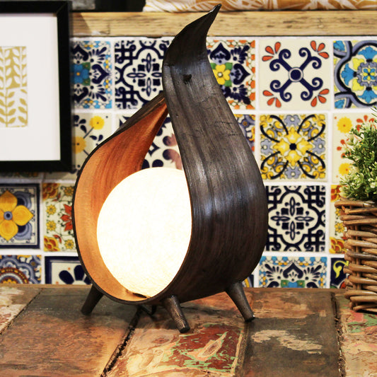 Natürliche Kokosnusslampe - Schokoladen-Twisted-Wrap