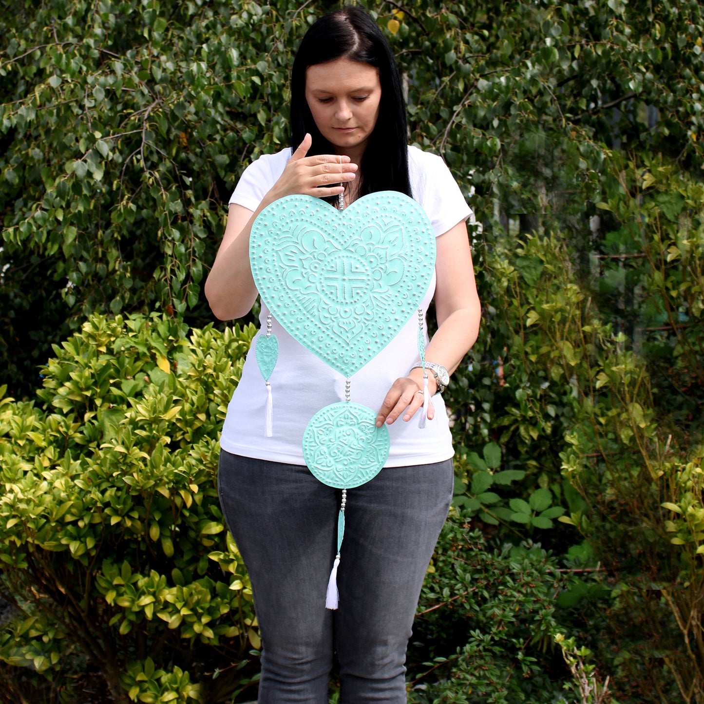 Aluminium Mobile - Herzen