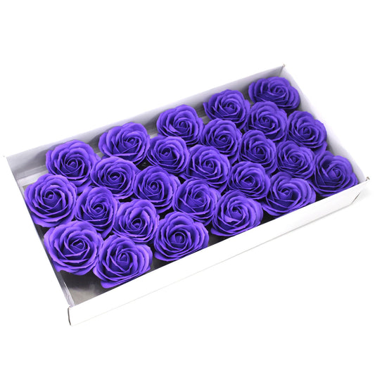 Grande fleur décorative artisanale - Violette