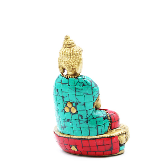 Buddhafigur aus Messing - Amitabha - 9,5 cm