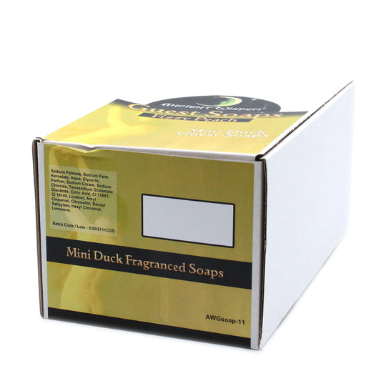 10 savons invités Yellow Duck - Pêche pétillante