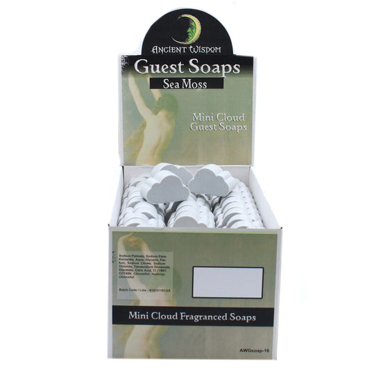10 x Savon invité Grey Cloud - Mousse de mer