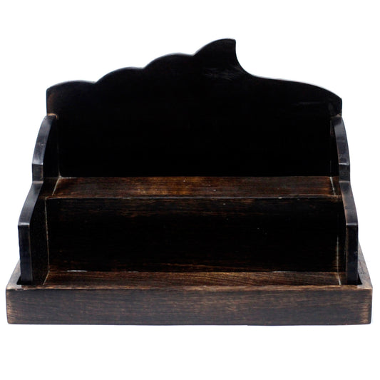 Mini présentoir d'aromathérapie en bois