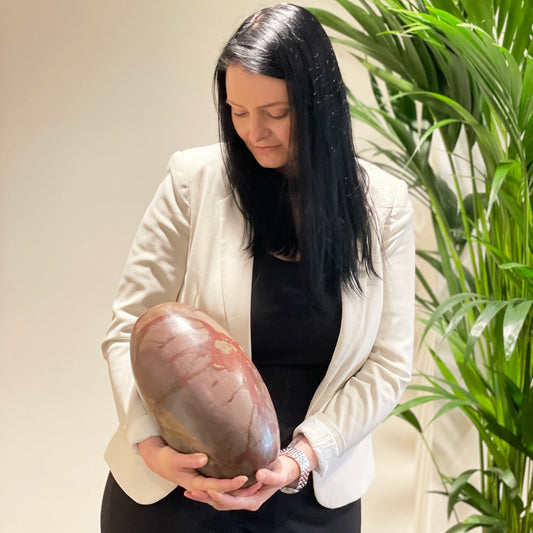 Zwölf Zoll Lingam-Stein - 30cm