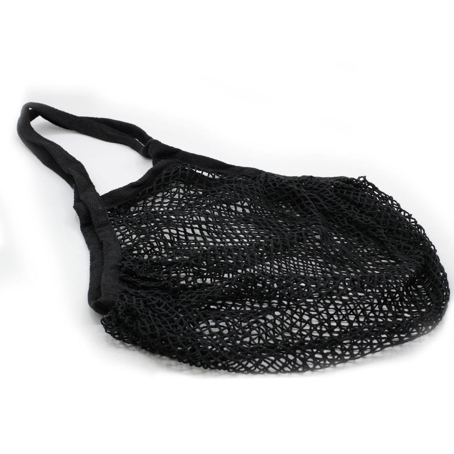 Netztasche aus reiner Baumwolle - Schwarz