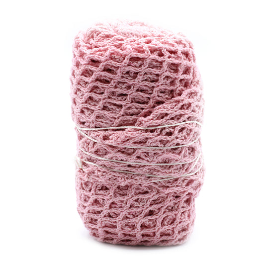 Netztasche aus reiner Baumwolle - Rosa