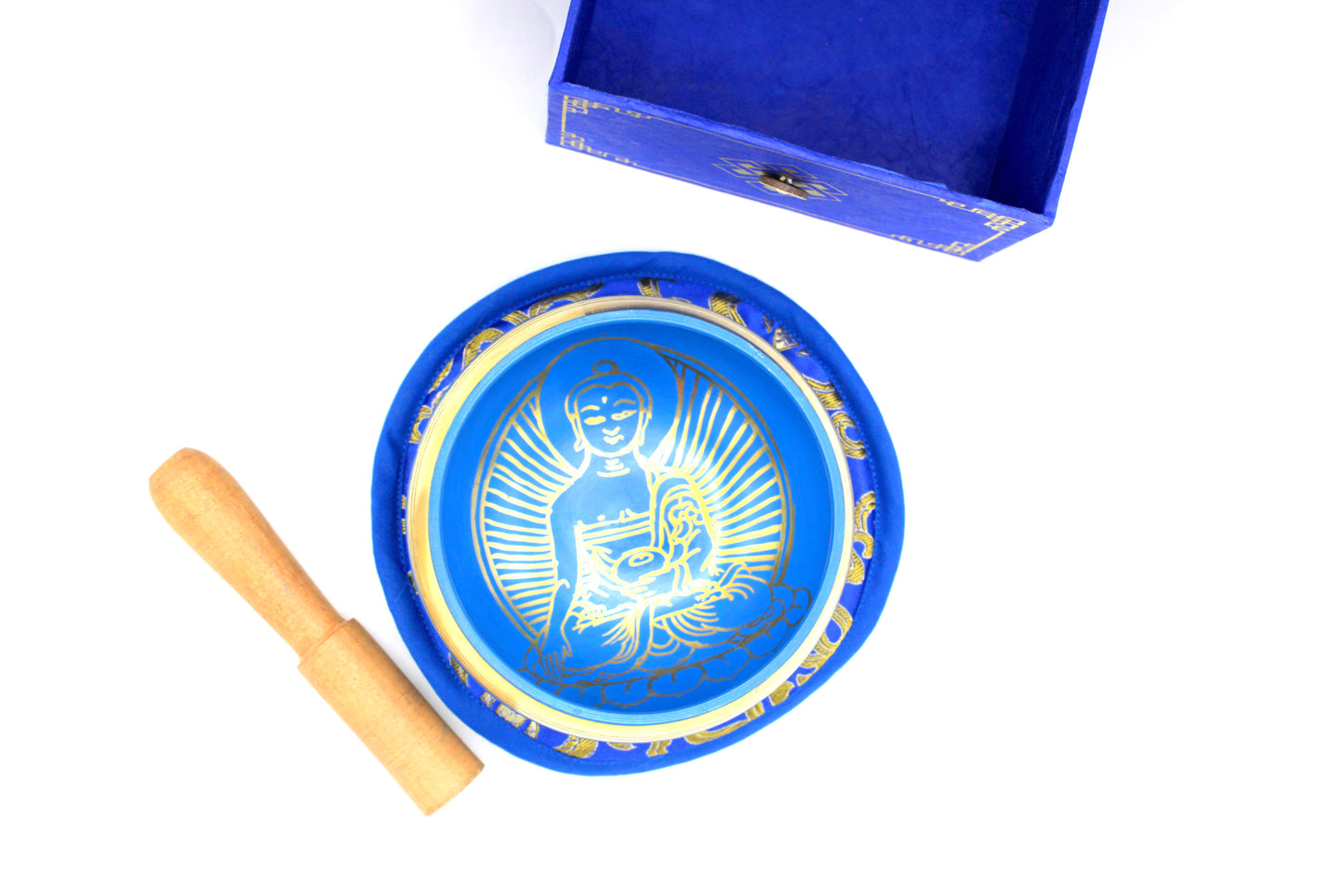 Tibetisches Klangschalen-Set – Medizinbuddha 10 cm (mindestens 500 g)
