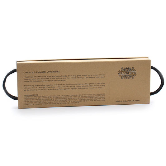 Sachet de blé lavande de luxe dans un coffret cadeau - Nuages arc-en-ciel