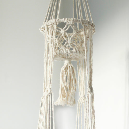 Jardinière en macramé - Double