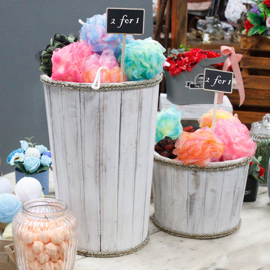 Grand bac de présentation nautique - Blanc 45 x 32 cm