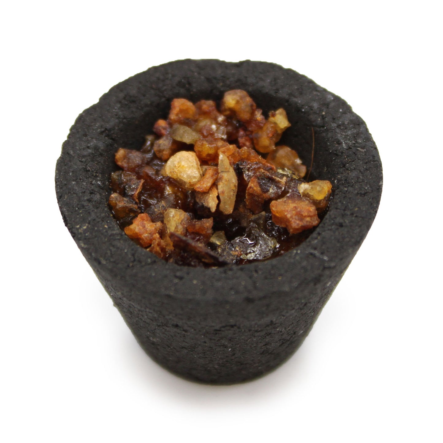 Schachtel mit 12 Harzbechern - Myrrhe