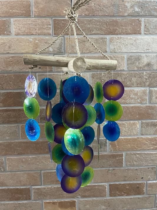 Holzspiel - Kreuz - Grün und Lila