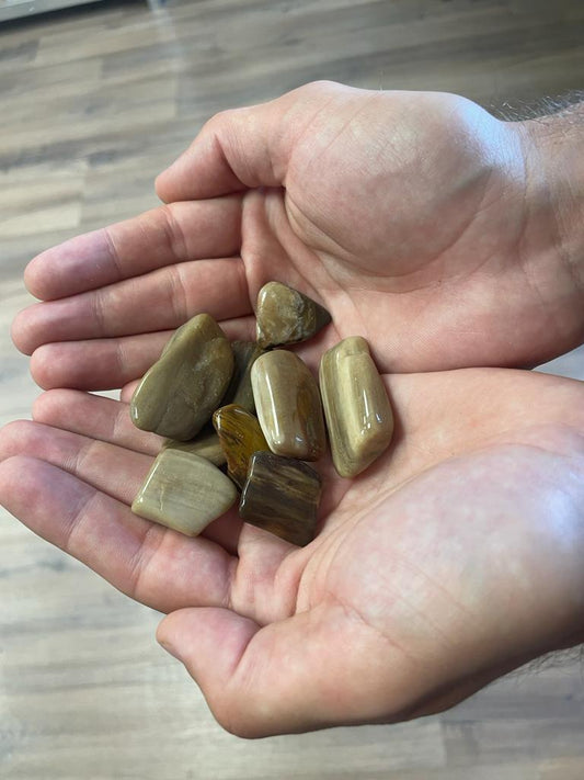 24 x L Trommelsteine - Kalahari-Wüstenstein