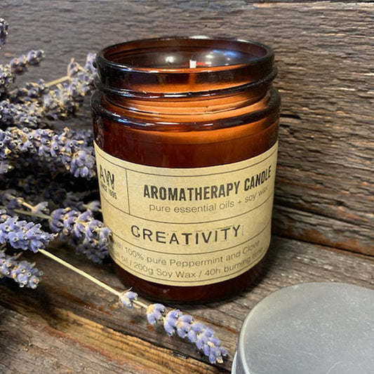 Aromatherapie-Kerze - Kreativität