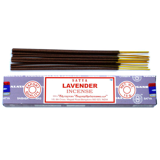 Satya Räucherstäbchen 15 g – Lavendel