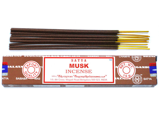Satya Räucherstäbchen 15 g – Moschus