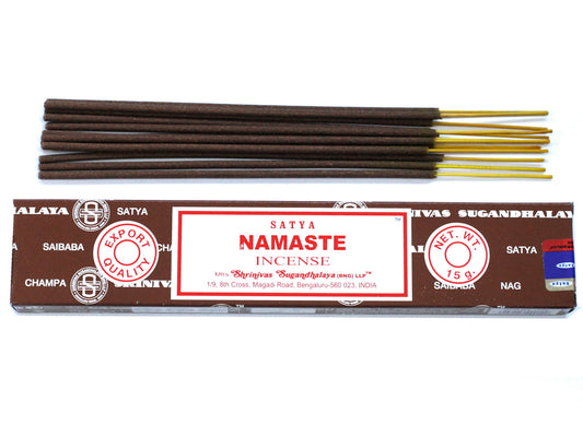 Satya Räucherstäbchen 15 g – Namaste