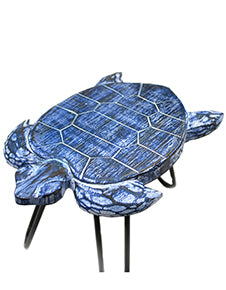 Juego de 3 maceteros de madera de Albasia - Tortugas